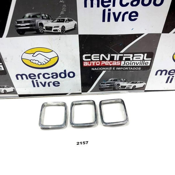 Moldura Cromada Grade Posição 3 4 5 Jeep Compass 2017 2018