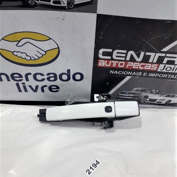 Maçaneta Externa Porta Traseira Esquerda Discovery 4 2014 Branco
