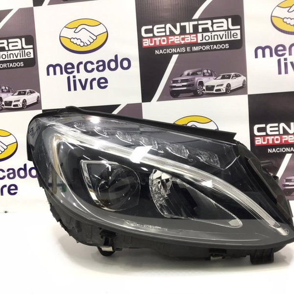 Farol Direito Xenon Completo Mercedes C180 2015 2016 Tirado Direito