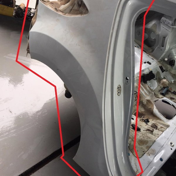 Paralama Lateral Traseira Direita Hyundai Veloster 2012 2013