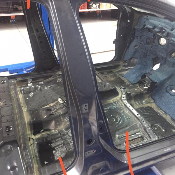 Coluna T Central Porta Direita  Honda City 2015 2016 2017