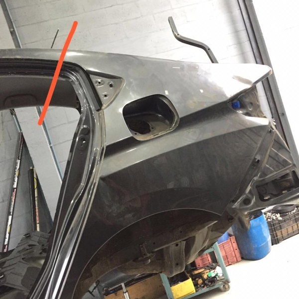 Folha Lateral Traseira Esquerda Honda City 2015 2016 2017