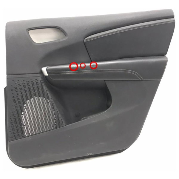 Forro Porta Traseira Direita Dodge Journey 2013 Detalhe Preto