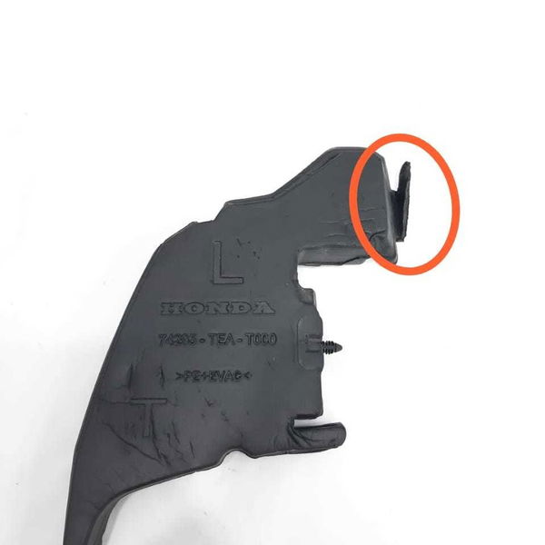 Borracha Vedação Capô Esquerda Honda Civic 2018 Detalhes