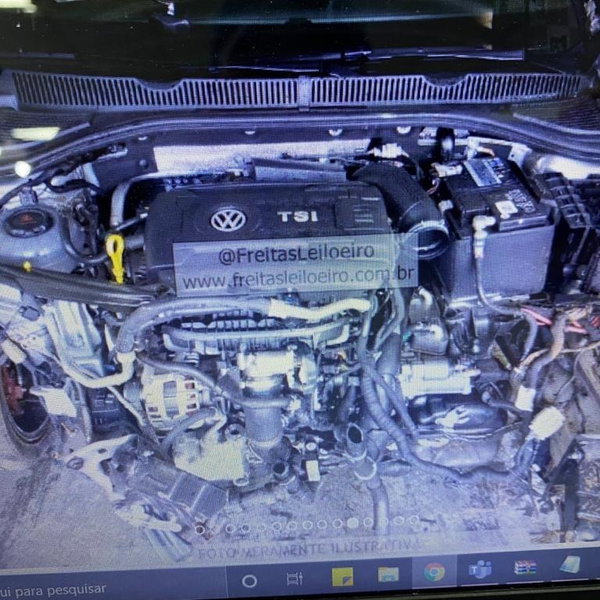 Motor Parcial Volkswagen Jetta 2.0 Tsi 2020 Baixado Com Nf