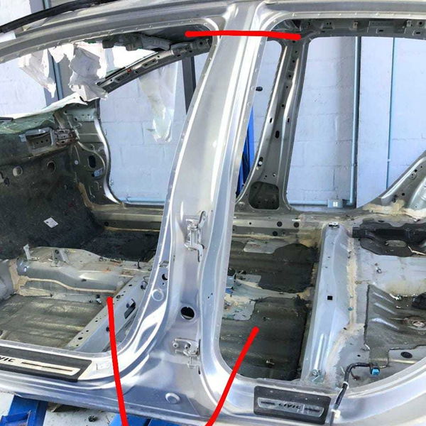 Coluna Central T Lado Esquerdo Honda Civic 2014 2015