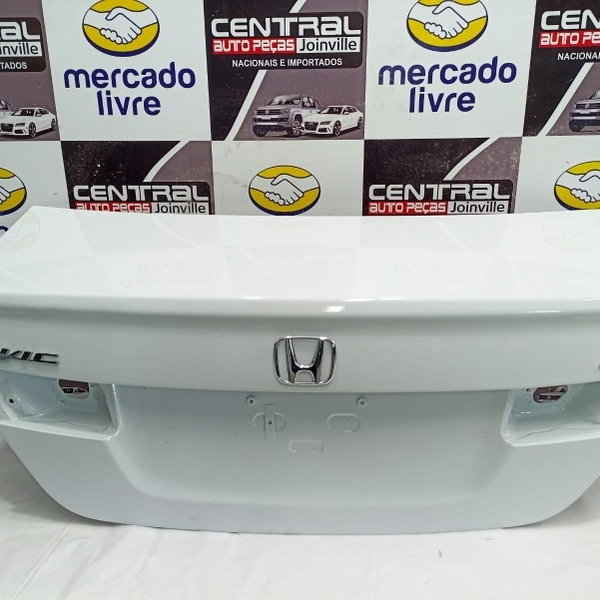 Tampa Traseira Honda Civic 2014 2015                     Branco