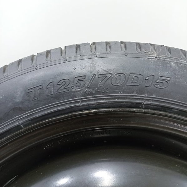 Estepe 125/70 R15  Honda Civic 2014 Preto