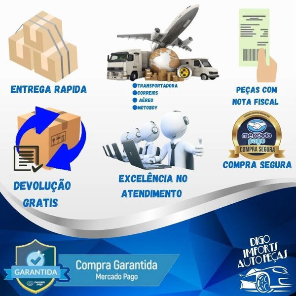 Guia Suporte Parachoque Dianteiro Direito Saveiro 1.6 2020