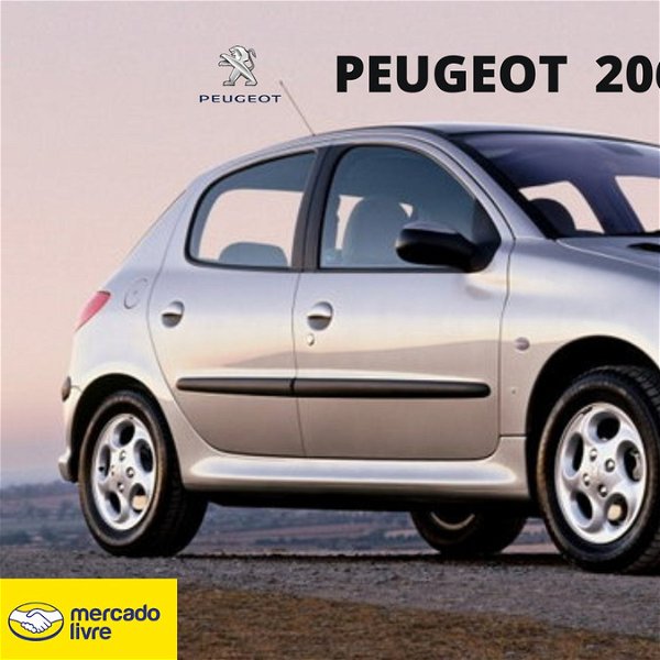 Borracha Coxim Do Escape Peugeot 206 1.4 2004
