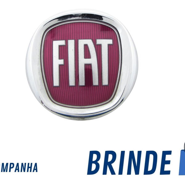 Emblema Logo Da Tampa Traseira Fiat Uno 1.0 2021