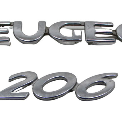 Logo Escrita Da Tampa Traseira Peugeot 206 1.4 2004