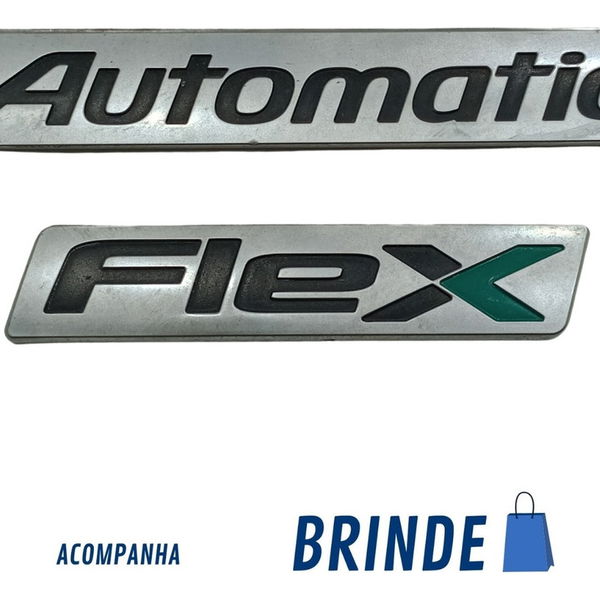 Emblema Automatic Flex Tampa Traseira Hb20 1.6 2014