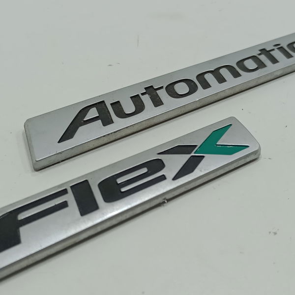 Emblema Automatic Flex Tampa Traseira Hb20 1.6 2014