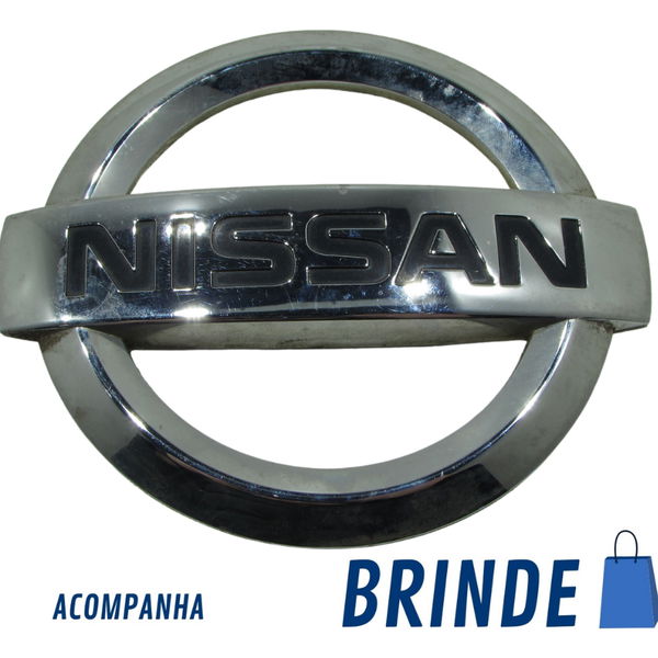 Emblema Logo Da Tampa Traseira Nissan March 1.0 2013