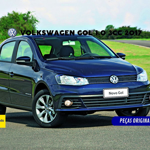 Parachoque Traseiro Com Detalhe Vw Gol 1.0 2017