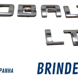 Escrita Logo Da Tampa Traseira Chevrolet Cobalt 1.8 Ltz 2015