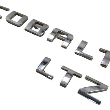 Escrita Logo Da Tampa Traseira Chevrolet Cobalt 1.8 Ltz 2015