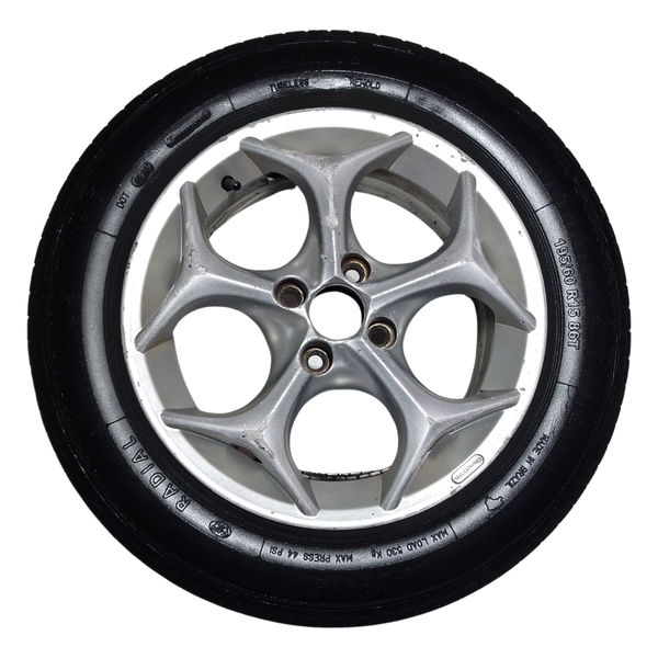 Roda De Liga Aro 15 Pneu 195 60 Gm Meriva 2010 Dt