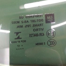 Vidro Fixo Da Porta Traseira Esq. Tracker 1.4 Turbo/ 11403