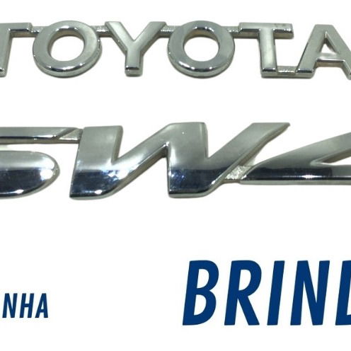 Emblema Escrita Tampa Traseira Original Hilux S4 2.7 2020