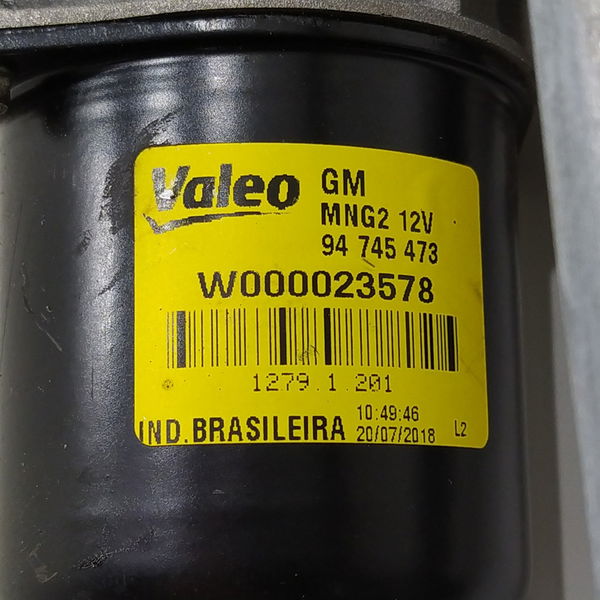 Motor Braço Limpador Parabrisa Cobalt Elite 1.8 2019