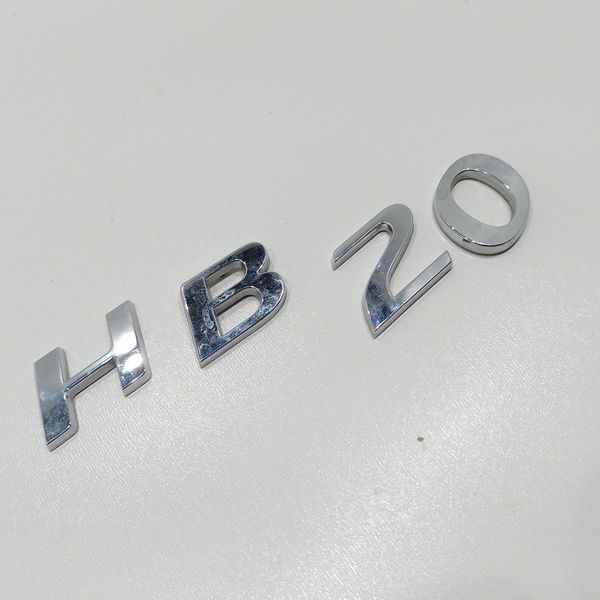 Escrita Emblema Da Tampa Traseira Hyundai Hb20 1.0 2021