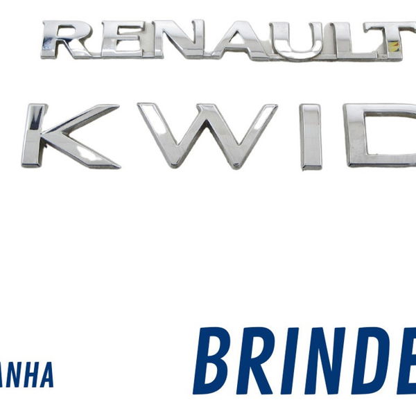 Escrita Emblema Logo Tampa Traseira Kwid 1.0 2019