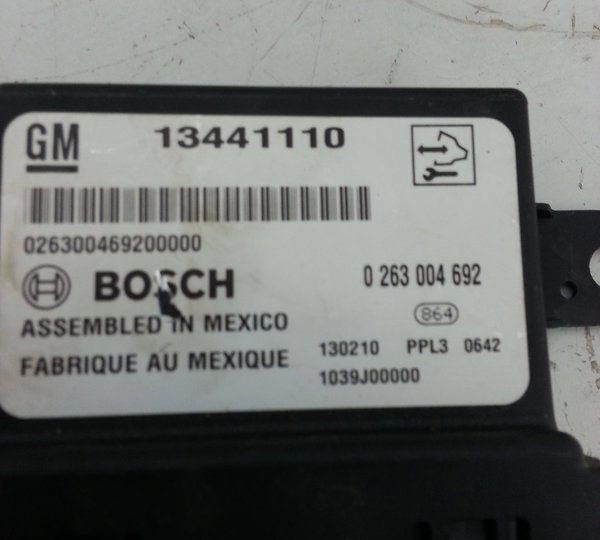Módulo Central Sensor Gm Prisma 2013 A 2015