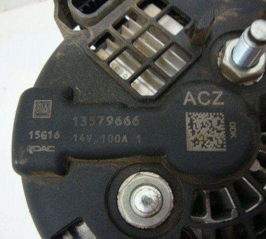 Alternador Chevrolet Tracker 1.8 Automática 2016