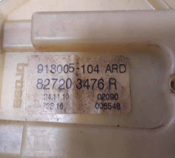 Maquina Vidro Traseiro Direito Eletrica  Fluence 2.0 2011