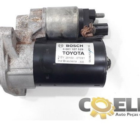 Motor De Arranque Corolla 2.0 16v Original 2010 A 2014