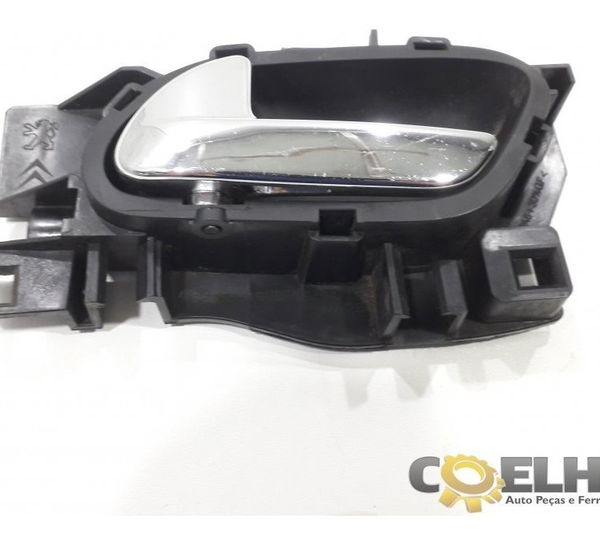 Maçaneta Interna Traseira Esquerda C4 Picasso 2014 Original Foto Traseira