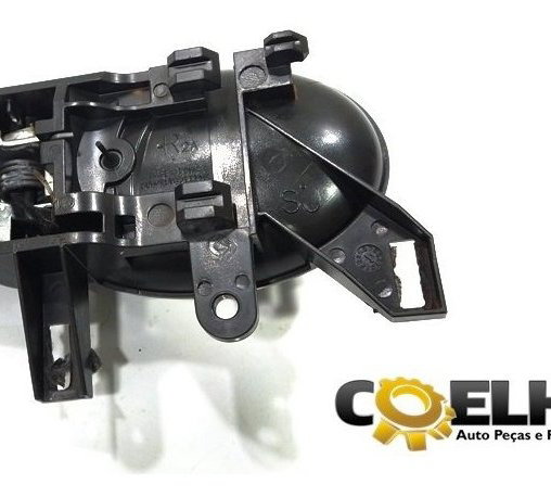 Maçaneta Interna Tras Dir Nissan March 2014 (38) Preto Traseira