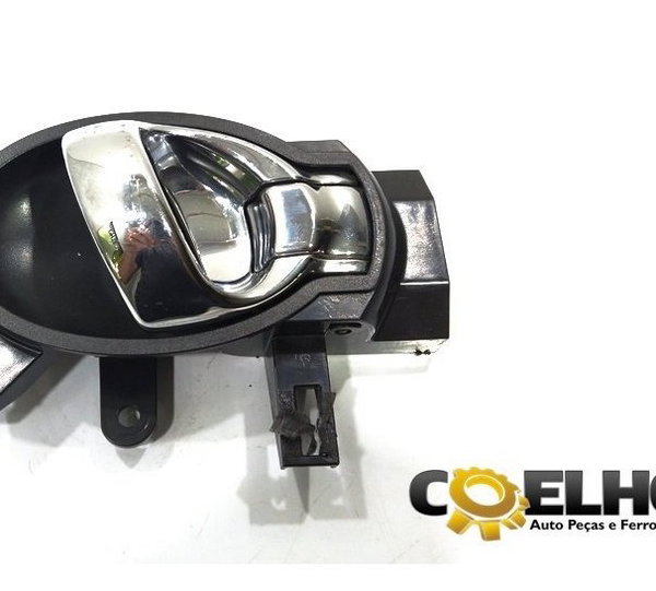 Maçaneta Interna Tras Dir Nissan March 2014 (38) Preto Traseira