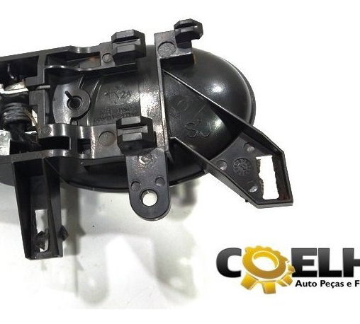 Maçaneta Interna Tras Dir Nissan March 2014 (38) Preto Traseira