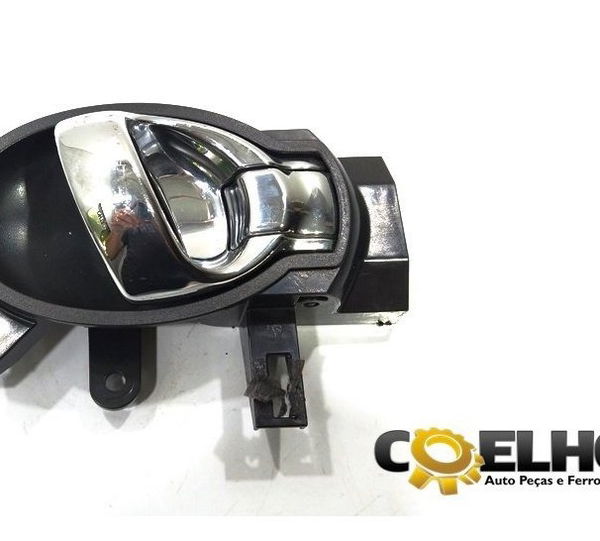 Maçaneta Interna Tras Dir Nissan March 2014 (38) Preto Traseira