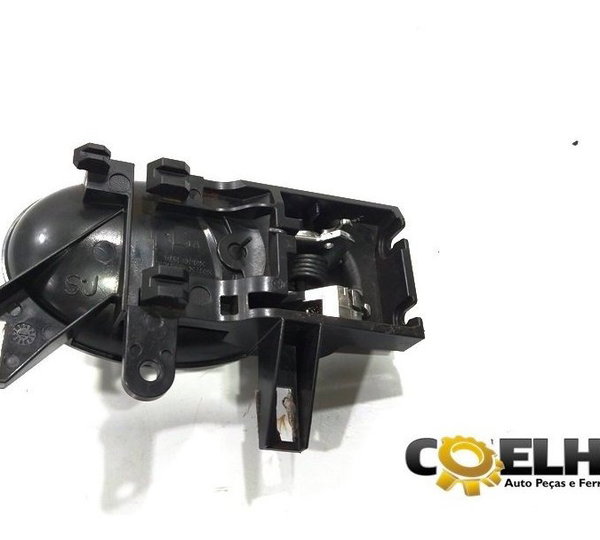 Maçaneta Interna Tras Esq Nissan March 2014 (39) Preto Traseira