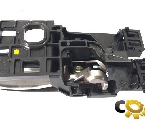 Maçaneta Interna Porta Tras Esq Honda New Fit 2015 (290) Prateado Traseira