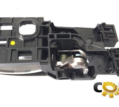 Maçaneta Interna Porta Tras Esq Honda New Fit 2015 (290) Prateado Traseira