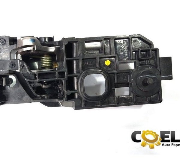 Maçaneta Interna Porta Diant Esq Honda New Fit 2015 (295) Prateado Dianteira