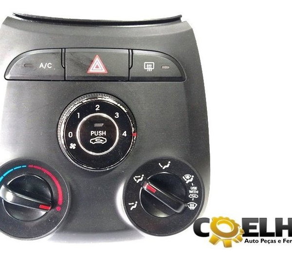 Botão Comando Ar Condicionado Hyundai Hb20 2014 (298) Preto