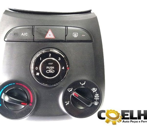 Botão Comando Ar Condicionado Hyundai Hb20 2014 (298) Preto