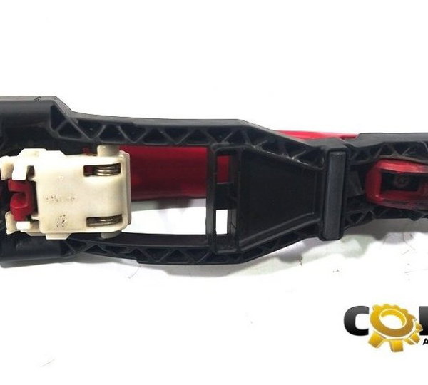 Maçaneta Externa Tras Esq Vw Fox 2010 (993) Vermelho