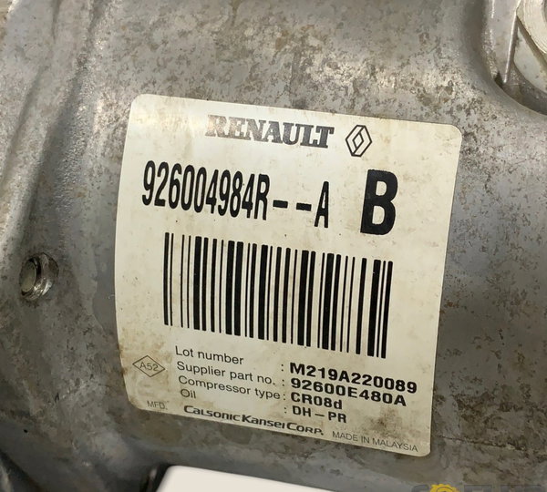 Compressor Ar Condicionado Sandero 1.0 3cc 19/20 (1948)