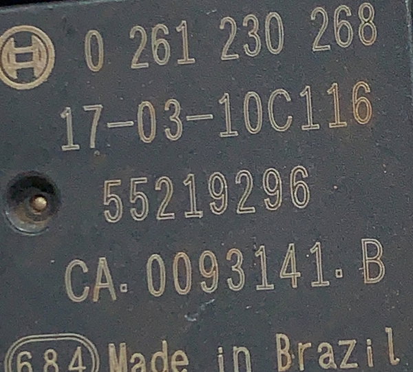 Sensor Map Uno Vivace 1.0 3cc 2017