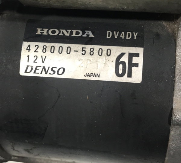 Motor De Arranque Honda Fit 1.4 Flex Automático 2013