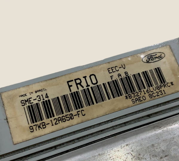 Módulo Injeção Ford Ka 1.0 1997 97kb-12a650-fc (3855)