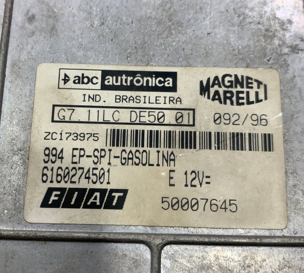 Módulo Injeção Fiat Uno Mille 1.0 6160274501 (3900)