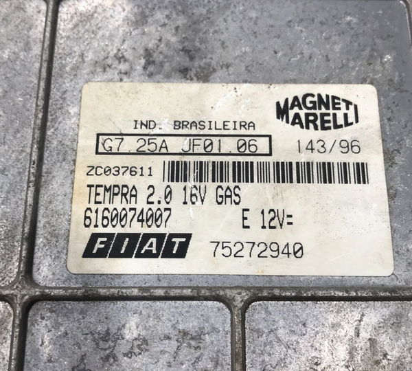Módulo Injeção Fiat Tempra 2.0 16v 6160074007 (3907)
